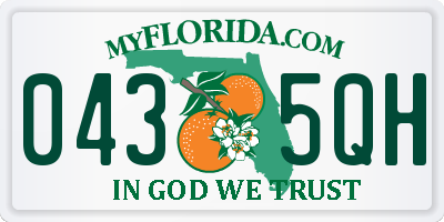 FL license plate 0435QH