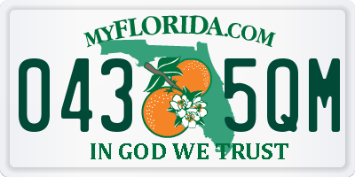 FL license plate 0435QM