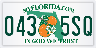 FL license plate 0435SQ