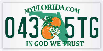 FL license plate 0435TG