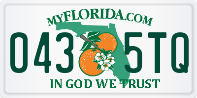 FL license plate 0435TQ