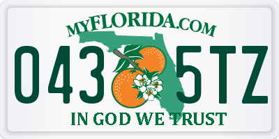 FL license plate 0435TZ