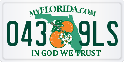 FL license plate 0439LS