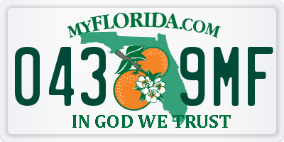 FL license plate 0439MF