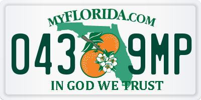 FL license plate 0439MP
