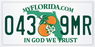 FL license plate 0439MR