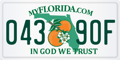 FL license plate 0439OF