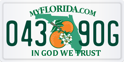 FL license plate 0439OG