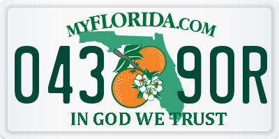 FL license plate 0439OR