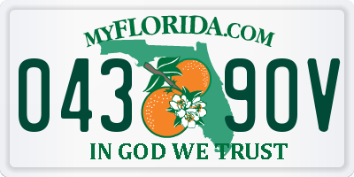 FL license plate 0439OV