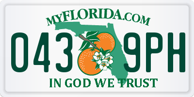 FL license plate 0439PH