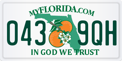 FL license plate 0439QH