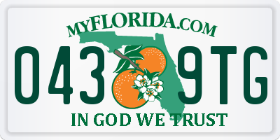 FL license plate 0439TG