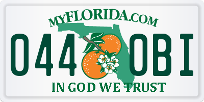 FL license plate 0440BI