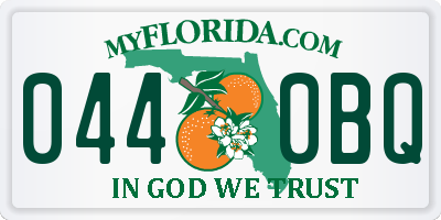 FL license plate 0440BQ