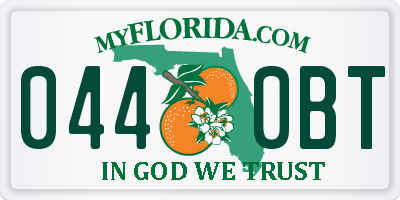 FL license plate 0440BT