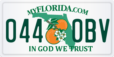 FL license plate 0440BV
