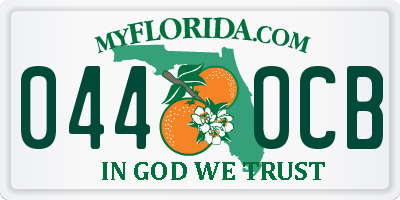 FL license plate 0440CB