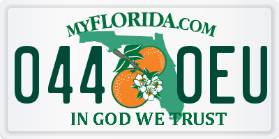 FL license plate 0440EU