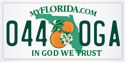 FL license plate 0440GA