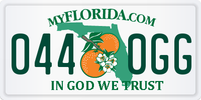 FL license plate 0440GG