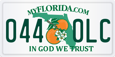 FL license plate 0440LC