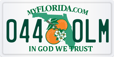 FL license plate 0440LM