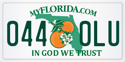 FL license plate 0440LU