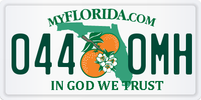 FL license plate 0440MH