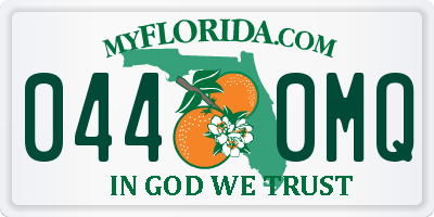 FL license plate 0440MQ