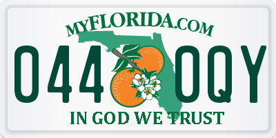 FL license plate 0440QY