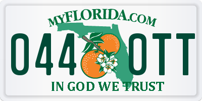 FL license plate 0440TT