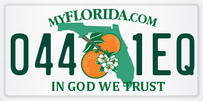 FL license plate 0441EQ