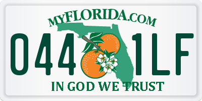 FL license plate 0441LF