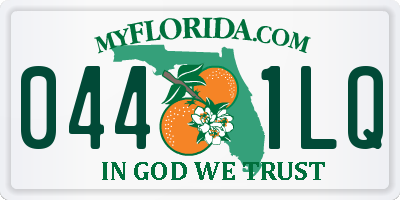 FL license plate 0441LQ