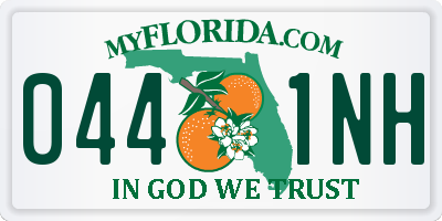 FL license plate 0441NH
