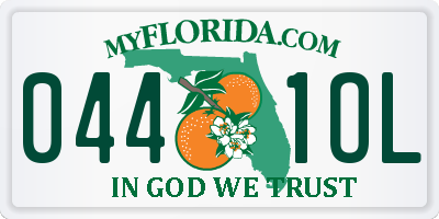 FL license plate 0441OL