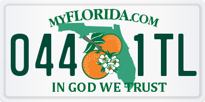 FL license plate 0441TL