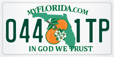 FL license plate 0441TP
