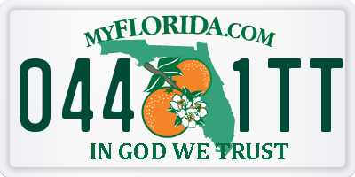 FL license plate 0441TT