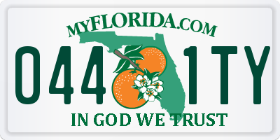 FL license plate 0441TY