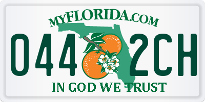 FL license plate 0442CH