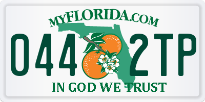 FL license plate 0442TP
