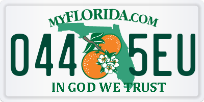 FL license plate 0445EU
