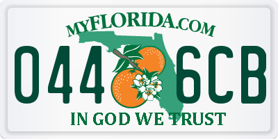 FL license plate 0446CB