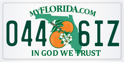 FL license plate 0446IZ