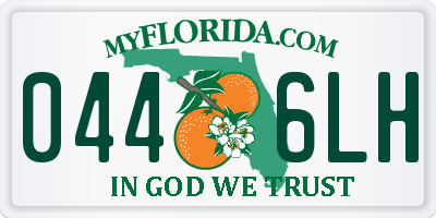 FL license plate 0446LH