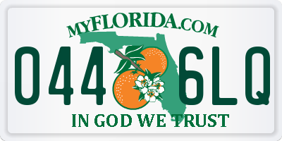 FL license plate 0446LQ