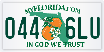 FL license plate 0446LU