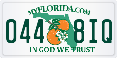 FL license plate 0448IQ